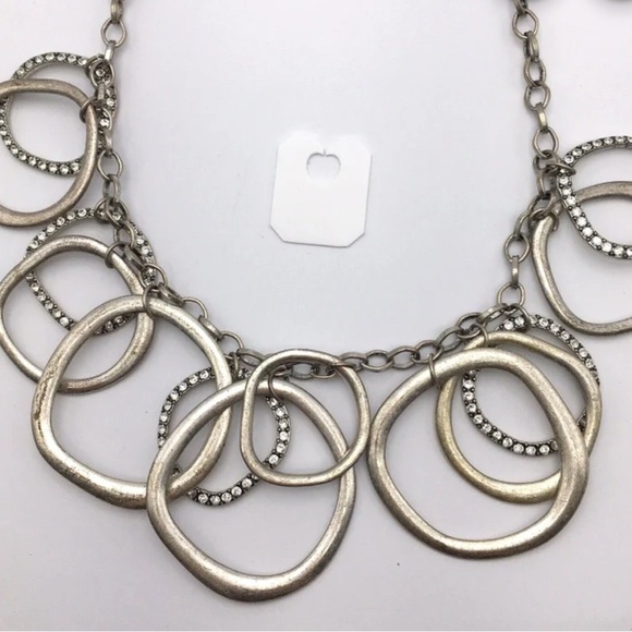 Silver Statement Necklace and bracelet set - Picture 7 of 11